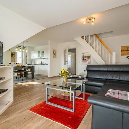 16 Im 2 Og Haus Stranddistel, Moderne Fur 4 Personen In Apartamento