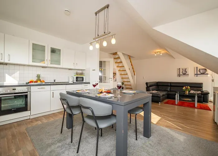 16 Im 2 Og Haus Stranddistel, Moderne Fur 4 Personen In Lejlighed Zingst