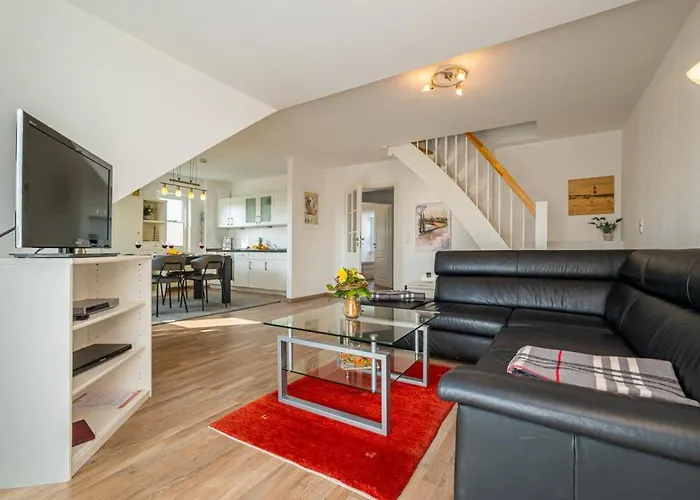 16 Im 2 Og Haus Stranddistel, Moderne Fur 4 Personen In Lejlighed